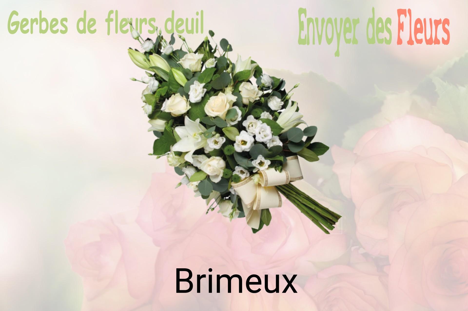 Gerbe de fleurs de deuil livrée à Brimeux
